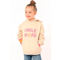 Zwilling Zwillingsherz Hoodie "Jovanna" Kids mit "Smile More"-Aufstick und
