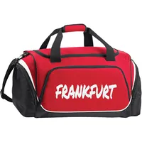 Multifanshop Sporttasche - Frankfurt - Textmarker - Druck weiß