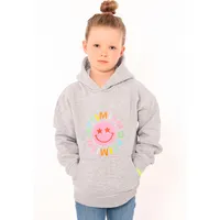 Zwilling Zwillingsherz Hoodie "Optimism"KIDS mit Smiley, buntem Schriftzug und