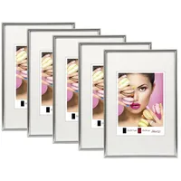 Ideal Trend Bilderrahmen Photo Style Silber 21x29,7 cm 5er
