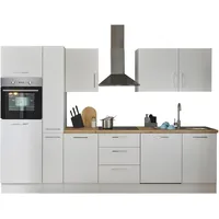 BASIC by Balculina Küchenzeile »Turin«, Breite 310 cm, wahlweise