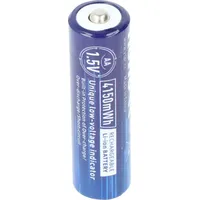 XTAR AA 1,5V 4150mWh 2500mAh Lithium Ionen Akku 50,3x14,3mm,