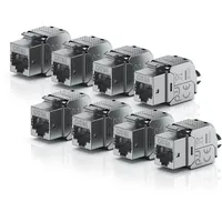 Primewire 8x Netzwerk-Adapter RJ-45 (Ethernet), Buchse zu Netzwerkkabel, CAT.6a