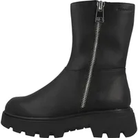 TAMARIS Damen Schlupfstiefel, Frauen Stiefel,Winterschuhe,uebergangsstiefel,uebergangsschuhe,Stiefel,halbstiefel,Booties,hoch,Black,41 EU - 41