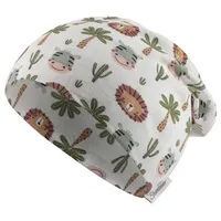 Sterntaler Slouch-Beanie Safaritiere in ecru, | Gr.: 43