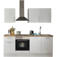BASIC by Balculina Küchenzeile »Turin«, Breite 210 cm, wahlweise