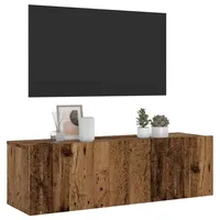 VidaXL TV-Wandschrank Altholz-Optik 100x30x30 cm Holzwerkstoff