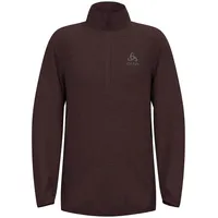 Odlo Roy Stripe Ml Fleece - Fudge / Black
