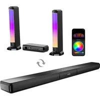 Ultimea 5.0-Kanal abnehmbarer Soundbar für Smart-TVs mit RGB-Beleuchtung, App-Steuerung,