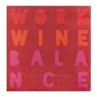 R√§der design Cocktailservietten Work Wine Balance