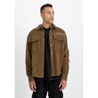 Alpha Industries Cord Überhemd Beige XL