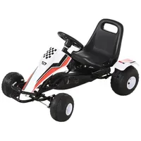 Homcom Go Kart Tretauto weiß (HOMCOM)