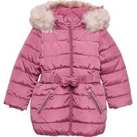 S.Oliver Steppmantel mit abnehmbarer Kapuze und Gürtel pink 92