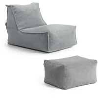 Mokebo Sitzsack mit Hocker aus Cord Der Gelassene', Bean