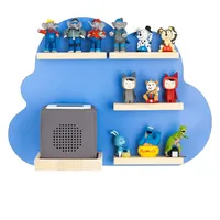 Hi Kinder-Wandregal für Hörspielfiguren /-Box kompatibel zu Tonie-Figuren Toniebox