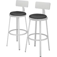 Vicco Barhocker Caracas Weiß, 37 x 102 cm 2er