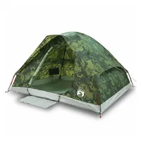 VidaXL Kuppel-Campingzelt 2 Personen Tarnmuster Wasserdicht