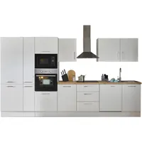 BASIC by Balculina Küchenzeile »Turin«, Breite 370 cm, wahlweise