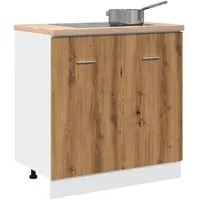VidaXL Spülenunterschrank Artisan-Eiche 80x46x81,5 cm Holzwerkstoff