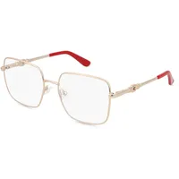 GUESS GU2953 Damen-Brille inkl. Gläser Vollrand Eckig Metall-Gestell 53mm/17mm/140mm,