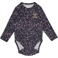 Hummel hmlFLOA langarm Baby-Strampler Mädchen 526 - ombre blue