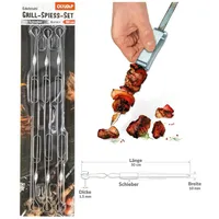 Olymp handels gmbh Grill Spieße Set mit Schieber 6