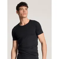 CALIDA Pure and Style T-shirt Schwarz Baumwolle Medium Herren