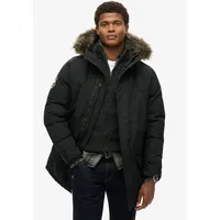 Superdry Everest Faux Fur Jacke Jet Black XL