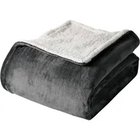 Woltu Kuscheldecke Flauschig Sherpa Decke, Warme Fleecedecke Oeko-TEX Zertifiziert,