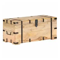 VidaXL Truhenbank Mango Braun 90 x 40 x 40