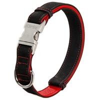 Karlie Hunde-Halsband Karlie Buffalo Ultra Halsband - Schwarz/Rot Breite