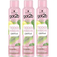 Got2b 3x Schwarzkopf got2b Trockenshampo Trocken Wäsche 200ml Dry