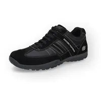 Dockers by Gerli Herren Sneaker Männer Halbschuhe,straßenschuhe,Strassenschuhe,Sportschuhe,Freizeitschuhe,schwarz/grau,43 EU
