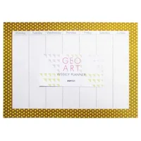ISBN Schreibtischunterlage GEOART: Weekly Planner