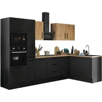 BASIC by Balculina Winkelküche »Turin«, Stellbreite 300x175 cm, wahlweise