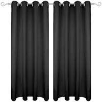 Bestgoodies Dekoschal Ellen Ösen Blickdicht 2er Pack - 140x225