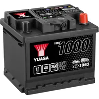 YUASA YBX1063 12V 40Ah 350CCA versiegelte wartungsfreie Hochleistungs-Autobatterie