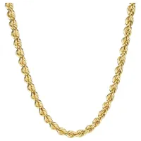 Luigi Merano Kette Kordelkette, hohl, Gold 585 55 cm