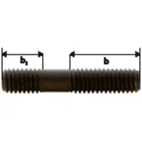 AMF Stiftschraube DIN6379 M6x50mm vergütet auf 8.8