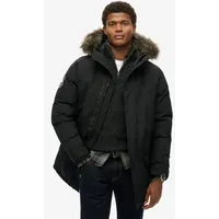 Superdry Everest Faux Fur Jacke Jet Black 2XL