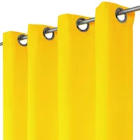BestLivings Dekoschal Ellen Ösen ca. 140x225 cm gelb -