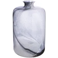 Gilde Kragenvase Fumo aus Glas - Höhe 32cm x