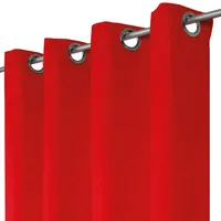 BestLivings Dekoschal Ellen Ösen ca. 140x225 cm rot -