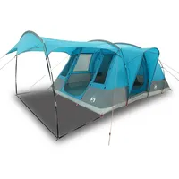 VidaXL Tunnelzelt 5 Personen Blau Wasserdicht