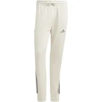 Adidas Essentials French Terry Tapered Cuff 3-Streifen Hose Alumina