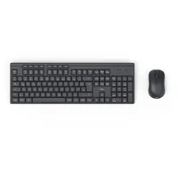 Hama WKM-200 Funk Tastatur, Maus-Set Deutsch, QWERTZ Schwarz
