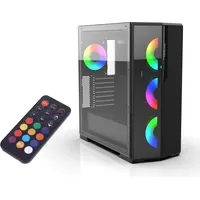 Inca EMG-17XN PC Gehäuse, Schwarz
