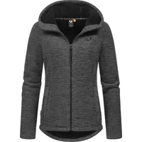 Ragwear Damen, weiche Strickjacke leichte Übergangsjacke mit kuscheligem Teddyfleece