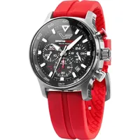 Vostok Europe Solar Expedition South Pole Chronograph Rot Edelstahl