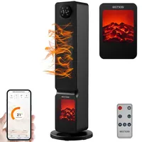 Echos Heizlüfter mit Kaminillusion und Wifi Heizlüfter mit Flammeneffekt